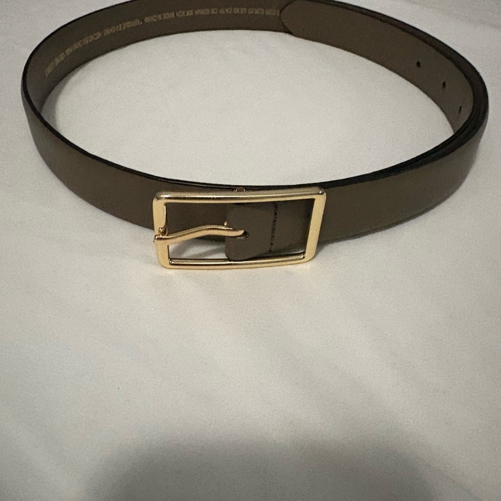 H&M Taupe Leather Belt
